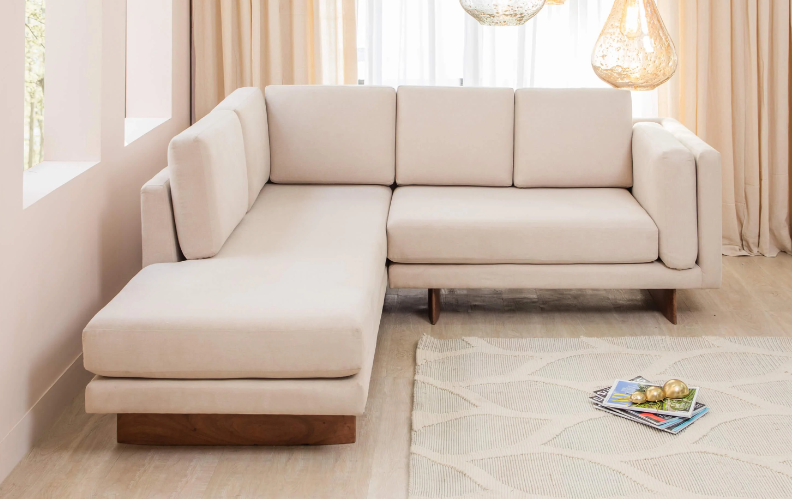 Chiyo L Shape Sofa Set (2 Seater + Left Aligned Chaise)