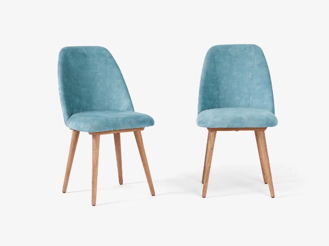 Mazi Dining Chair Sea Green Set Of 2