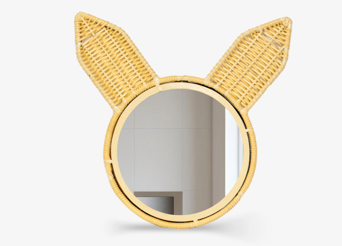 Rabbit Cane Wall Decor