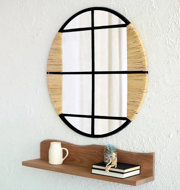 Window Round Wall Mirror