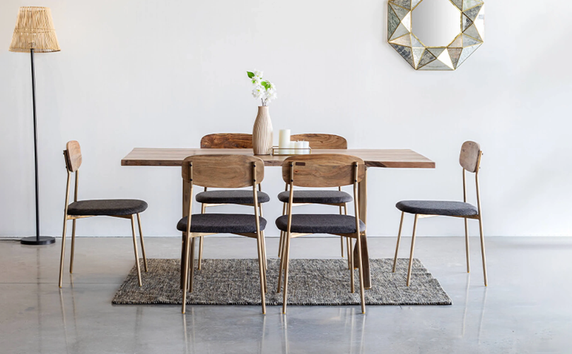 Yoho Dining Table With 6 Chairs